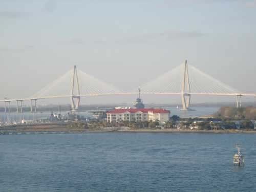 Charleston SC suspension bridge