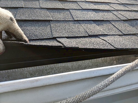 barrier adheres to drip edge