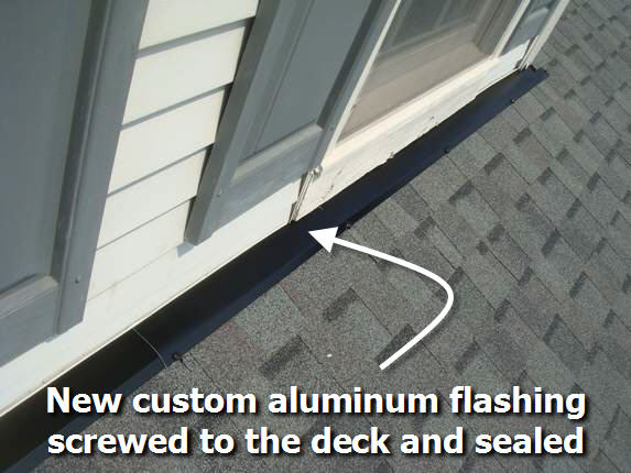 Custom aluminum flashing